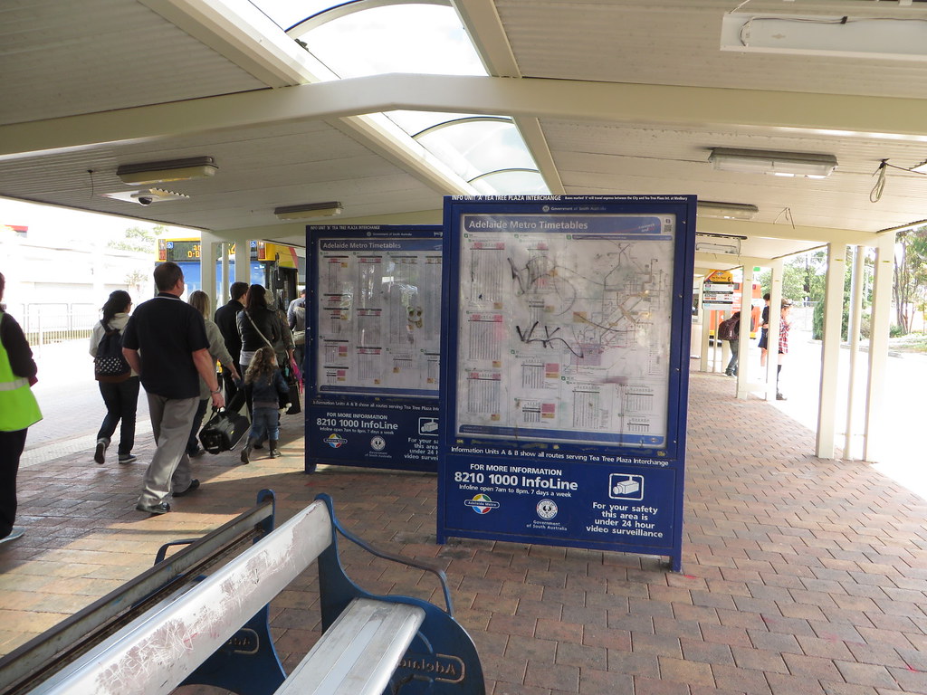 Tea Tree Plaza Interchange Upgrade Older blue information … Flickr