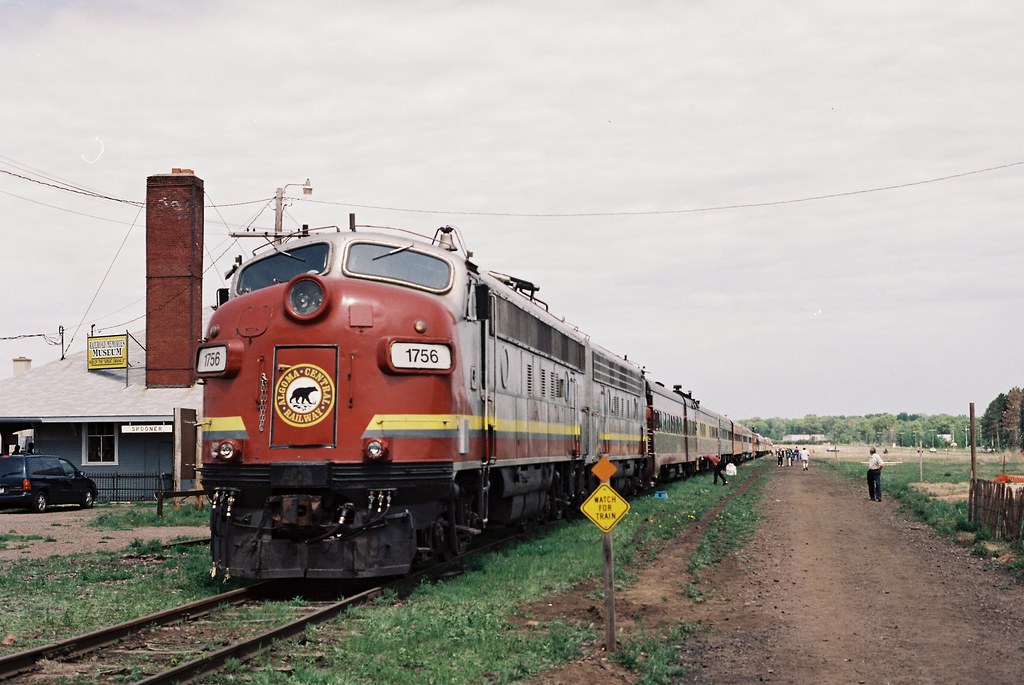Wisconsin Central Spooner, WI WC operated this passenger… Flickr