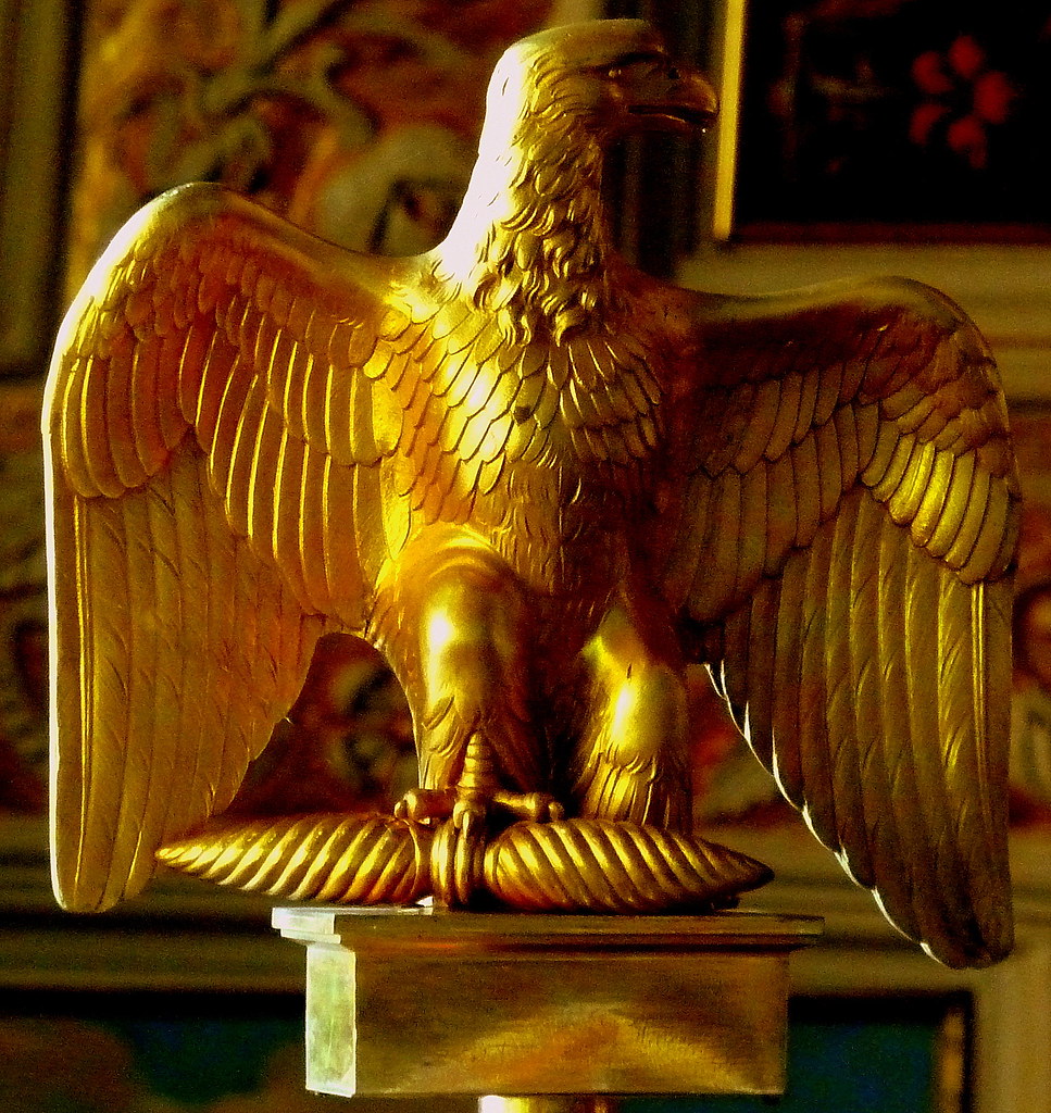 French Imperial Eagle from a Napoleonic Standard at Hatfie… Flickr