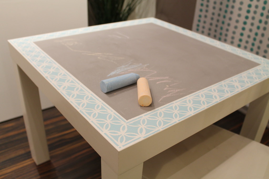 Lullaby Paints Chalkboard Table www.creativegreenliving.co… Flickr