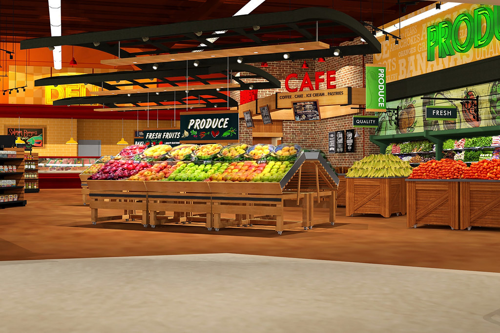 Maxi Foods supermarket design An upscale gourmet specialty… Flickr