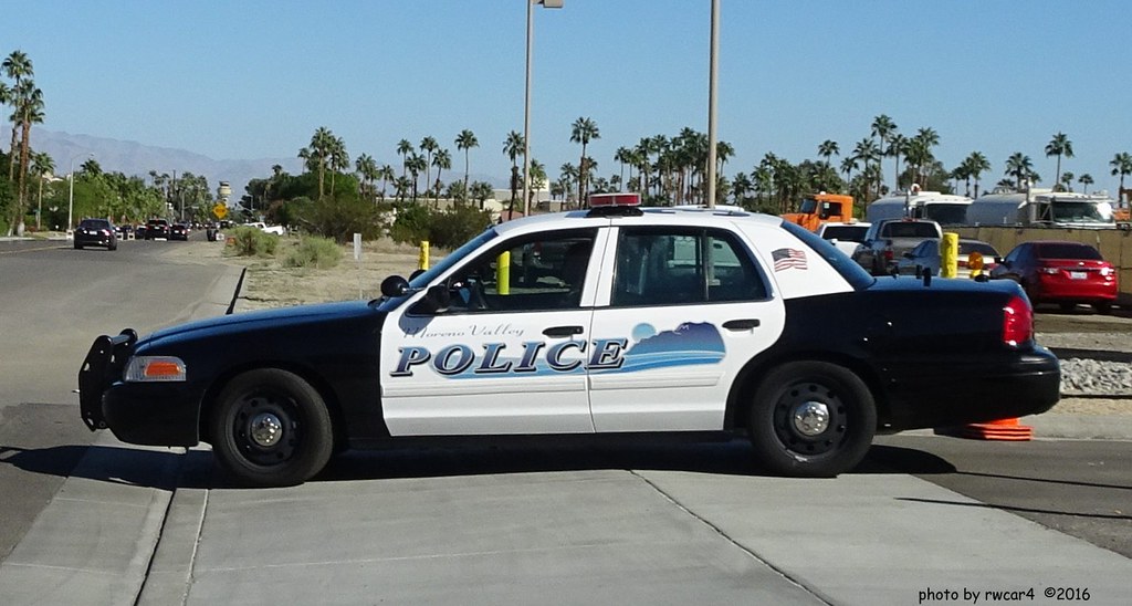 Moreno Valley CA Police Ford Crown Victoria (2) Riversid… Flickr