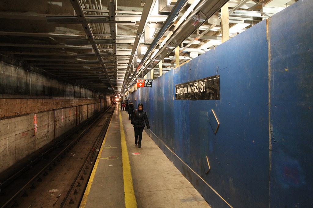 IMG_3130 Lexington Ave.63rd St. station undergoing constr… Flickr