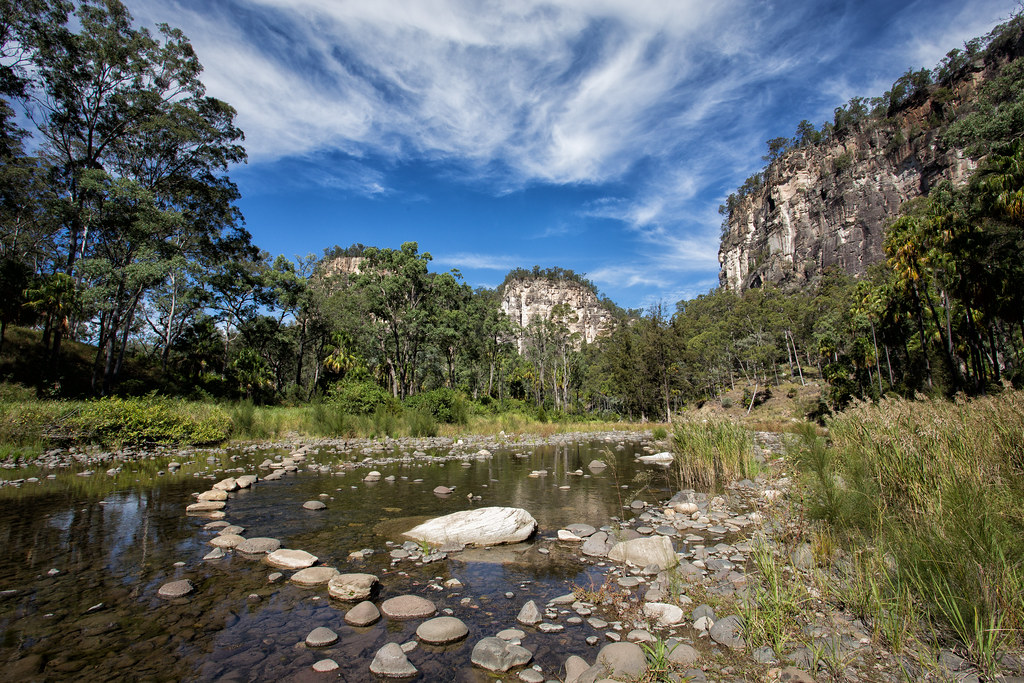 Carnarvon Creek Inside the Carnarvon National Park, … Flickr