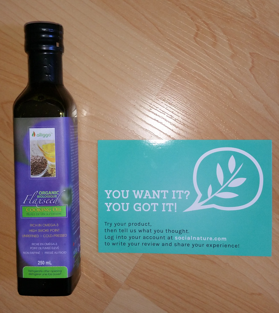 2015Jul30 Alligga Flaxseed Cooking Oil lowermainlandbc… Flickr