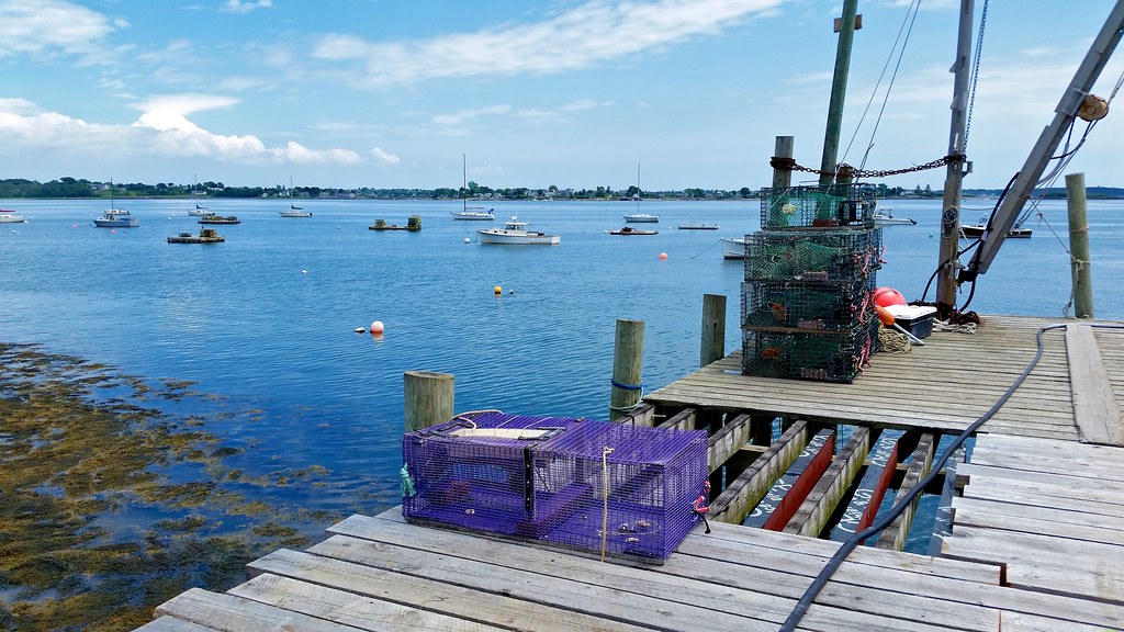 Potts Harbor Outside Erica's Seafood in Harpswell, Maine. Joe