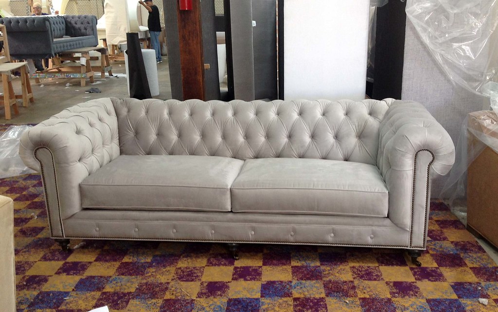 Vienna Tufted Sofa Custom Sofas at www.yourspacefurniture.… Your