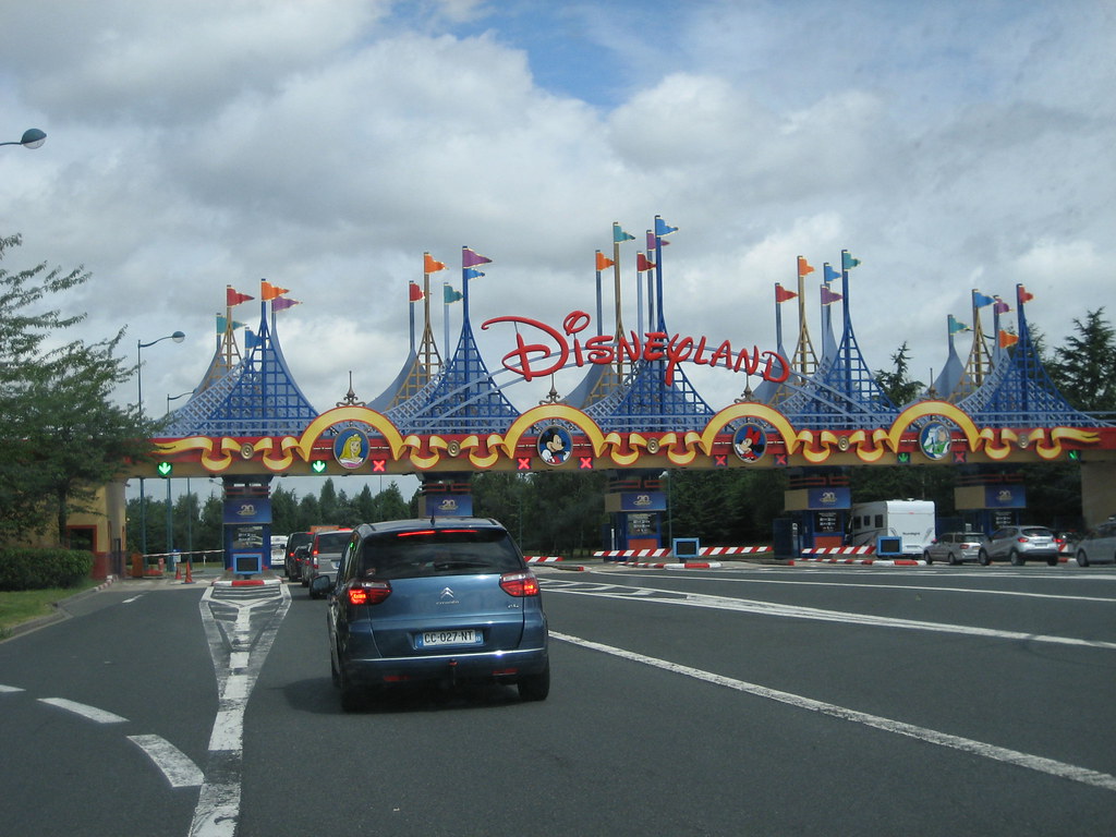 Disneyland Paris car park. Flickr