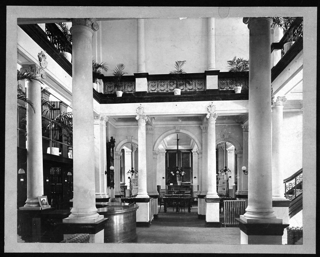 Interior of Chattanooga Public Library ca 1905 1917 Flickr