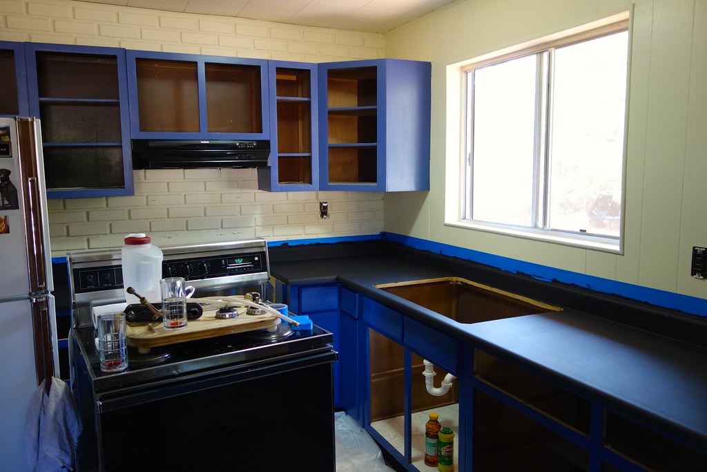 painted, primer coat on the countertop sailn1 Flickr