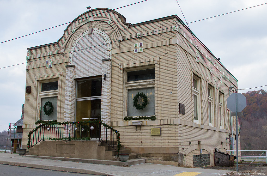 Rice's Landing National Bank buidling, Rice's Landing, PA … Flickr