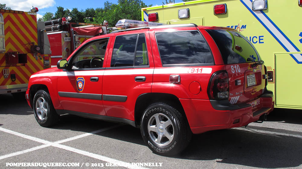 Service des incendies de TerrasseVaudreuil Les véhicules de pompiers