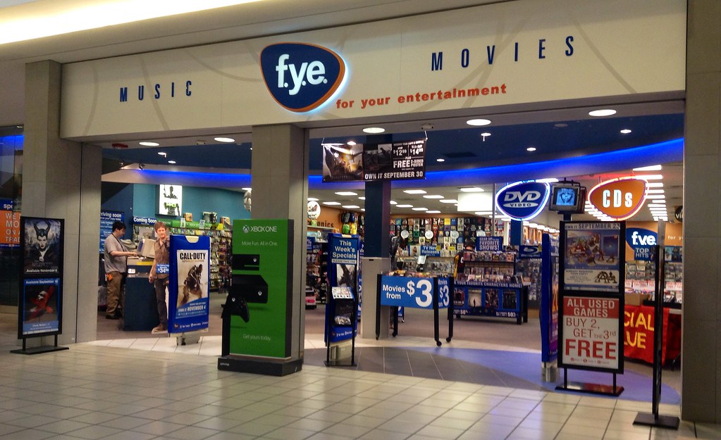 FYE FYE For Your Entertainment Store. 9/2014, pic by Mike … Flickr