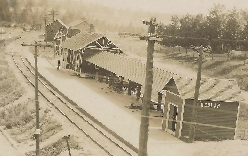 NW Beulah Frankfort Benzonia MI RPPC 1908 Village AARR Ann… Flickr