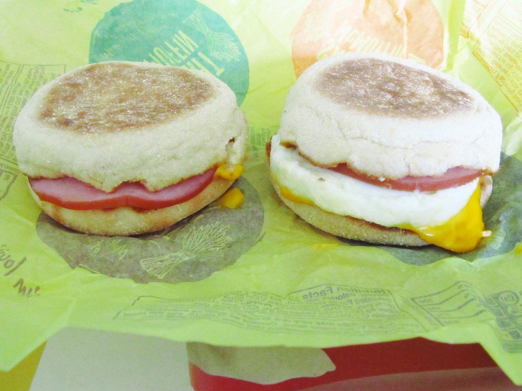 Two McDonald's Egg McMuffins Double Delicious ) ) Flickr