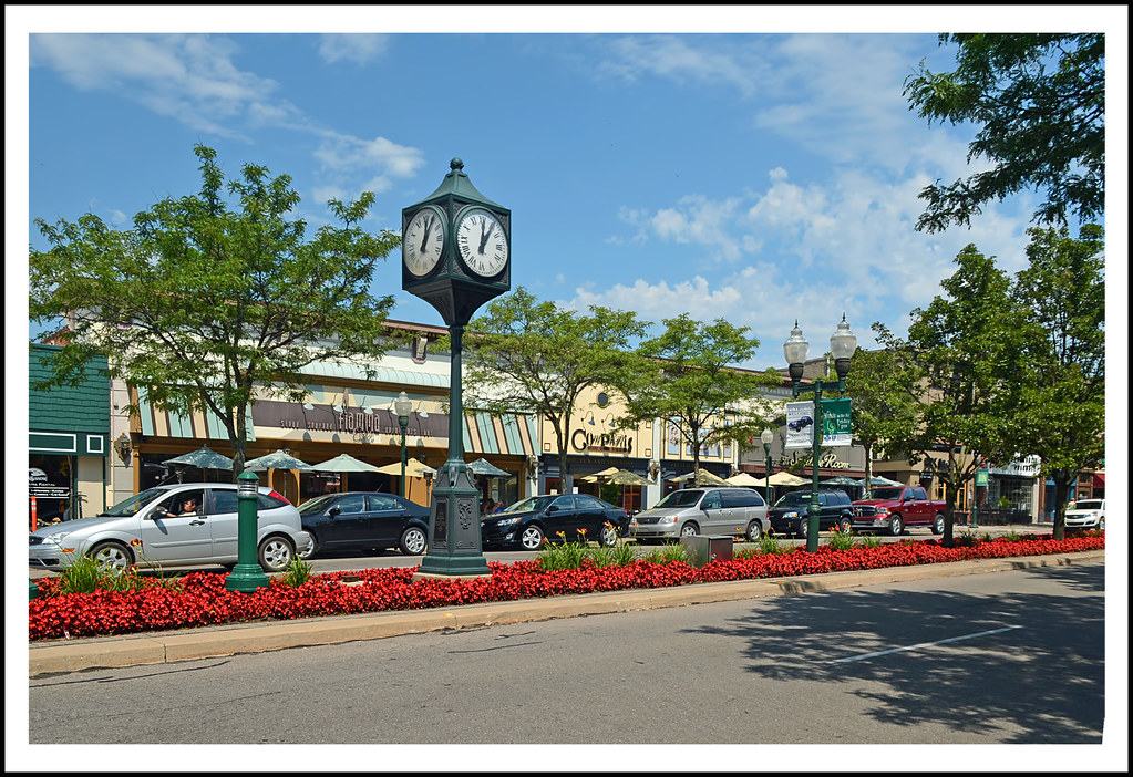 Downtown Plymouth, Michigan on a Summer Day Plymouth is a … Flickr