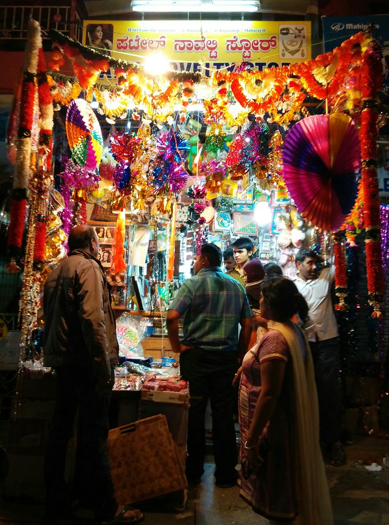 GowriGanesha festivities at Jayanagar 9th block market, Bangalore a