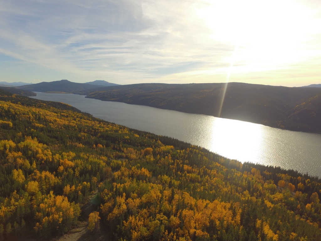 Dease Lake Arial view of Dease lake facing south west tyler lowes