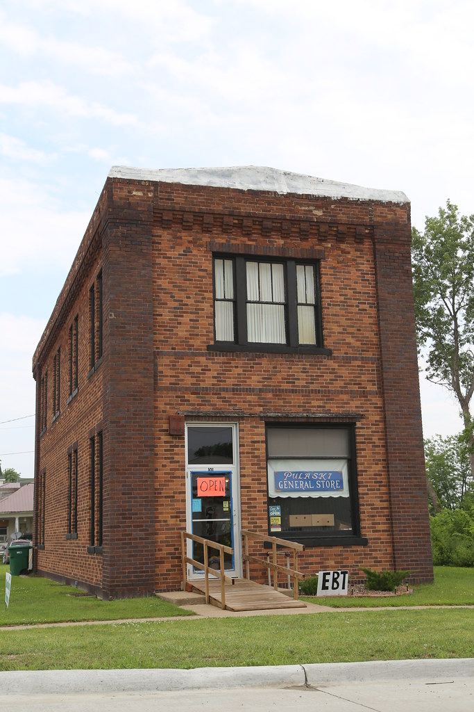 Pulaski Iowa, Davis County IA Google Map Wikipedia Bruce Wicks Flickr