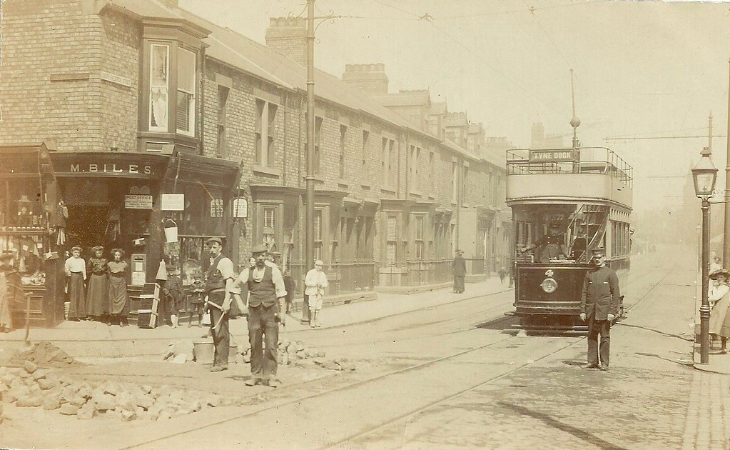 South Shields South Frederick St. in 1906 Billy Embleton Flickr