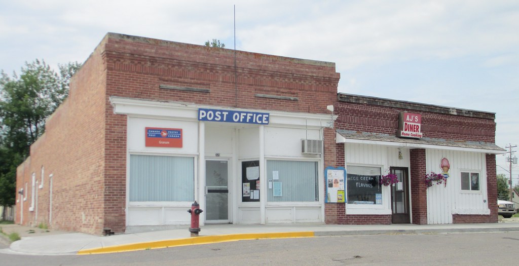 Post Office T0L 1A0 and Diner (Granum, Alberta) Granum is … Flickr