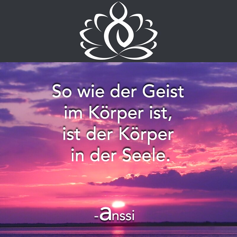 Spiritueller Spruch Zitat - Geist Körper Seele | So Wie Der … | Flickr 800_x_800_jpg