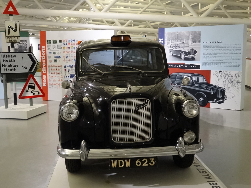 1961 Austin FX4 Taxi The first Austin FX4 taxis were built… Flickr