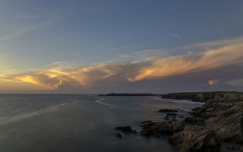 Quiberon côte sauvage coucher de soleil Michel Flickr