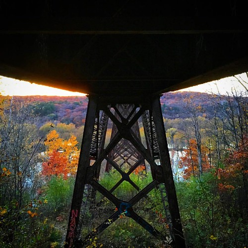 Sunset on the Soo Line (Arcola) High Bridge. . . . . . va… Flickr