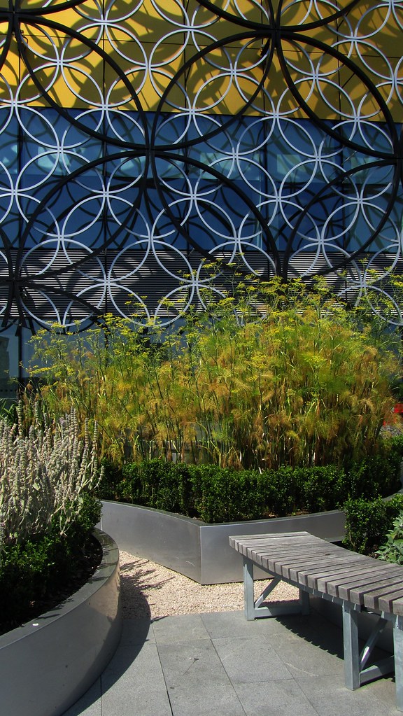 Roof garden, Birmingham library This looked fresh and calm… Flickr