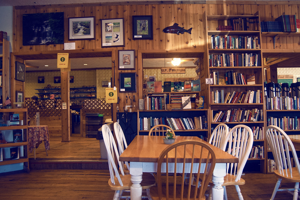 Falling Rock Cafe and Bookstore Located in Munising, Michi… Flickr