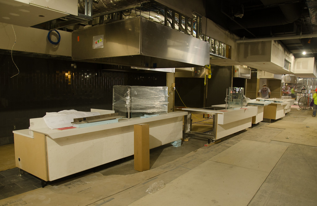 Blue Wall renovation 7814 UMass Dining Flickr