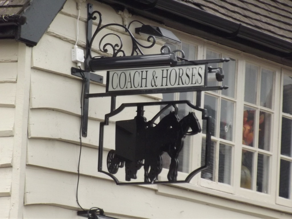 Coach & Horses Dig Street, Ashbourne pub sign The Coac… Flickr