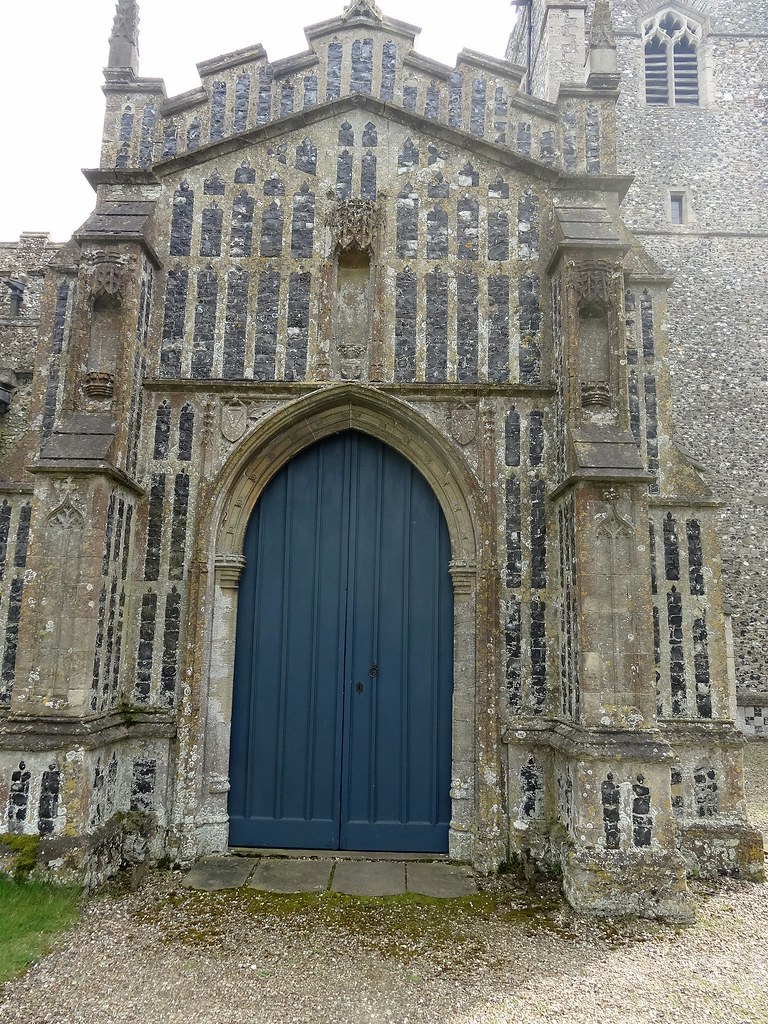 Suffolk, Preston st Mary 15c North porch jmc4 Church Explorer