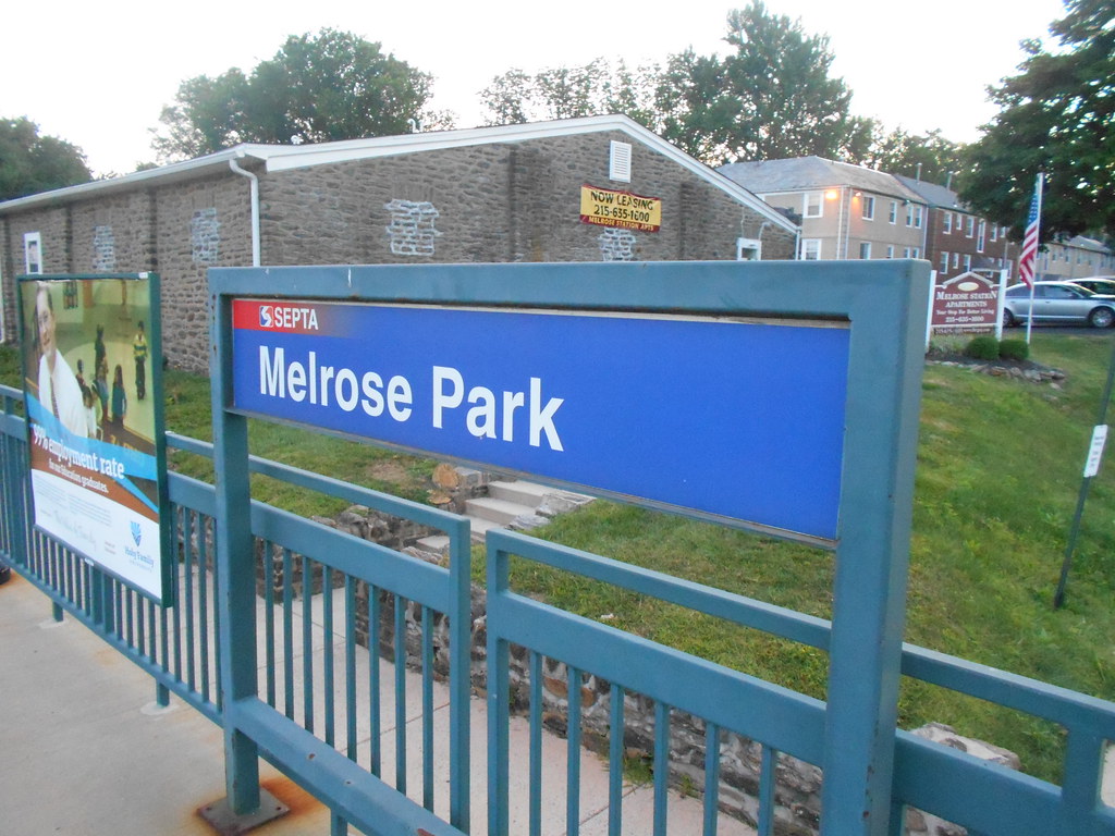 Melrose Park Station Melrose Park, Pennsylvania Adam Moss Flickr