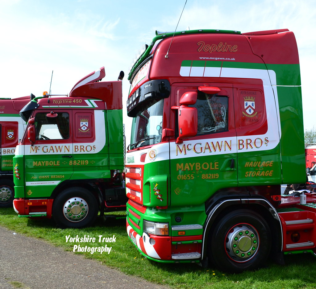McGawn Bros - Scania 143M 450 V8 Topline & Scania R500 V8 ...