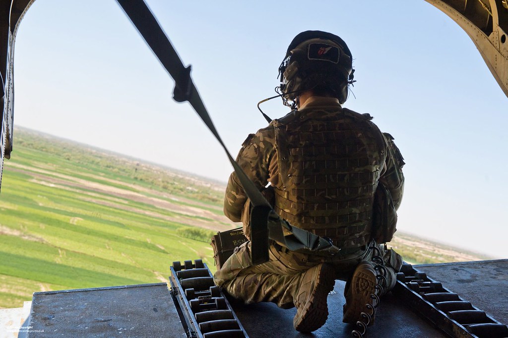 Chinook Door Gunner Over Afghanistan A Royal Air Force Chi… Flickr