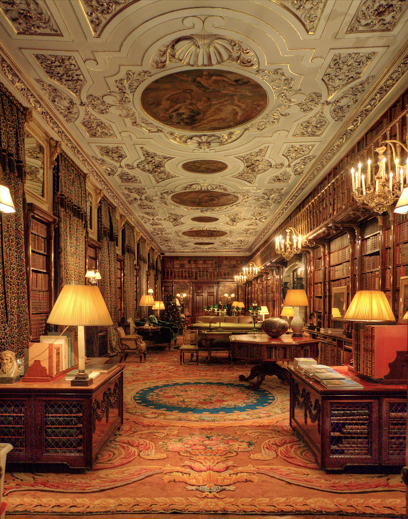Chatsworth's Sumptuous Library Another image from my 2012 … Flickr