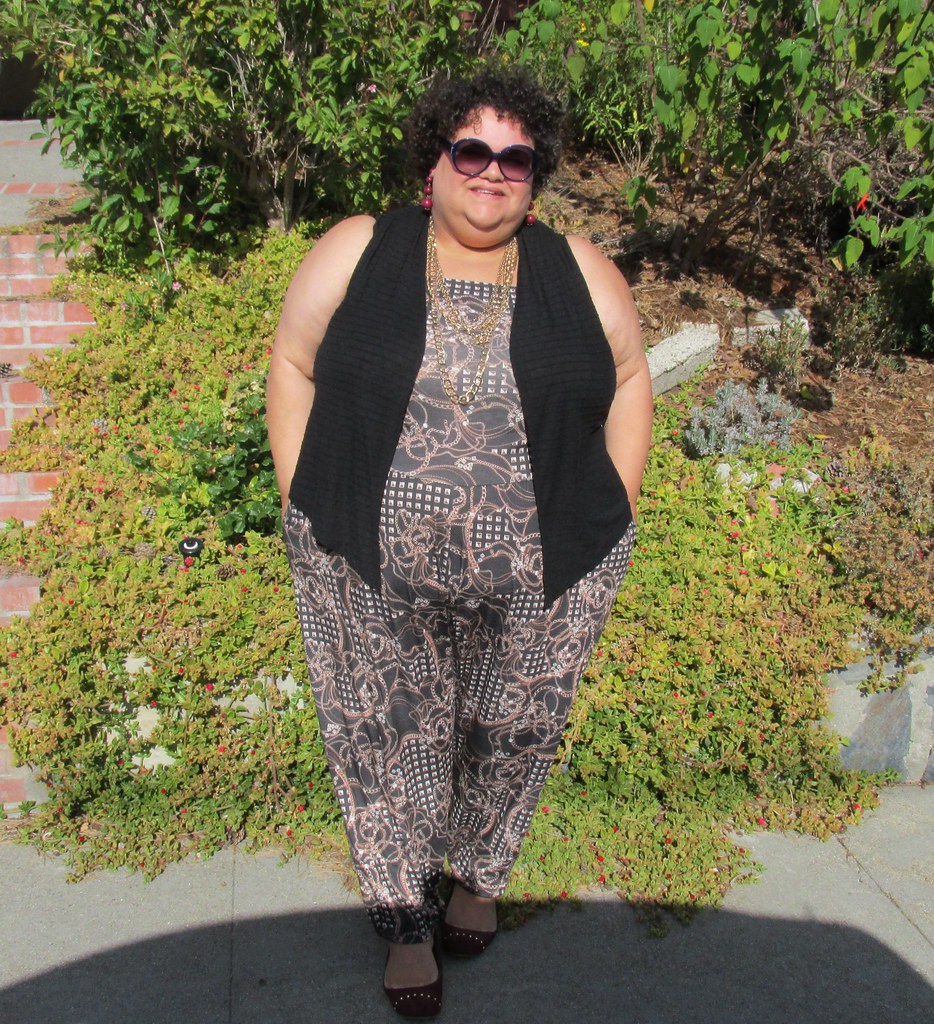 Jumpsuit ASOS Vest Kmart Shoes Payless la vida gorda Flickr