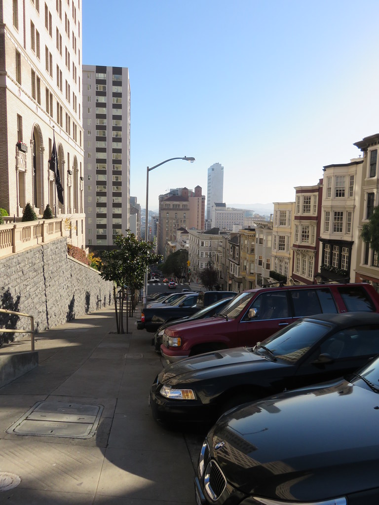 San Francisco. Nob Hill A very steep hill, and I drive a s… Flickr