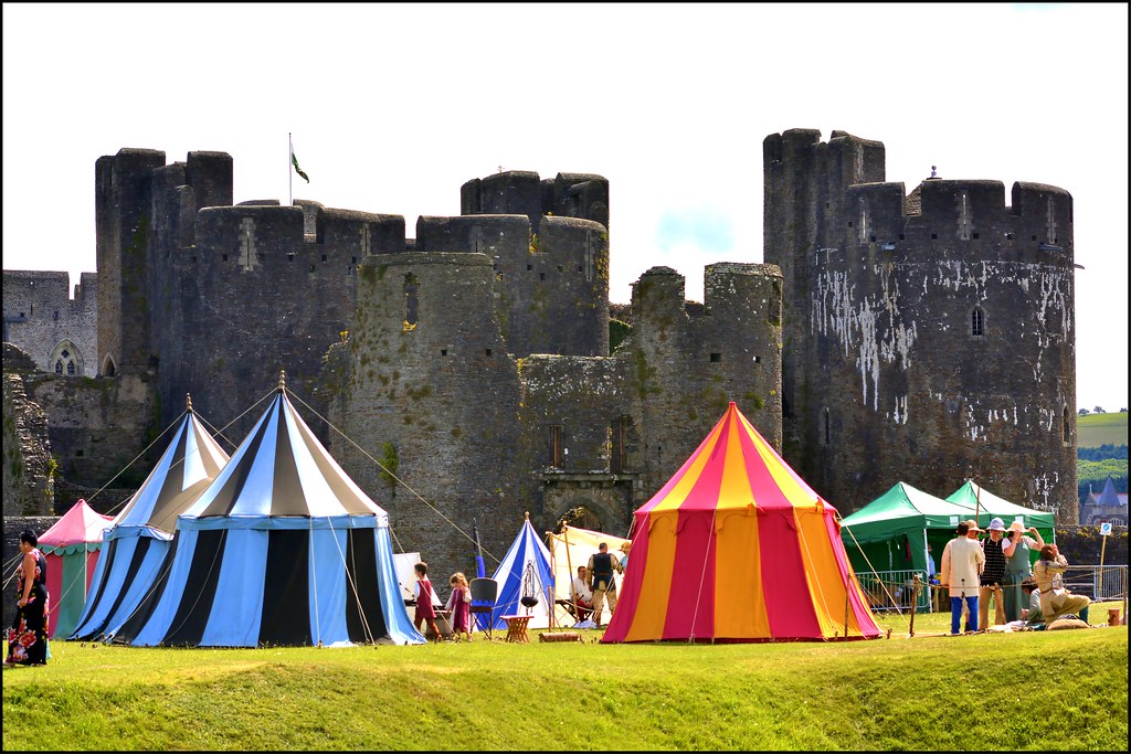 The big cheese. Caerphilly Castle. Tim Simmonds Flickr