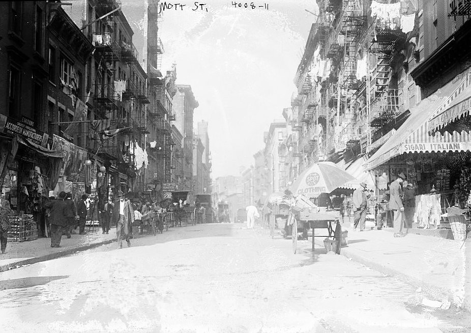 Mott Street Edited Library of Congress photograph of Mott … Flickr