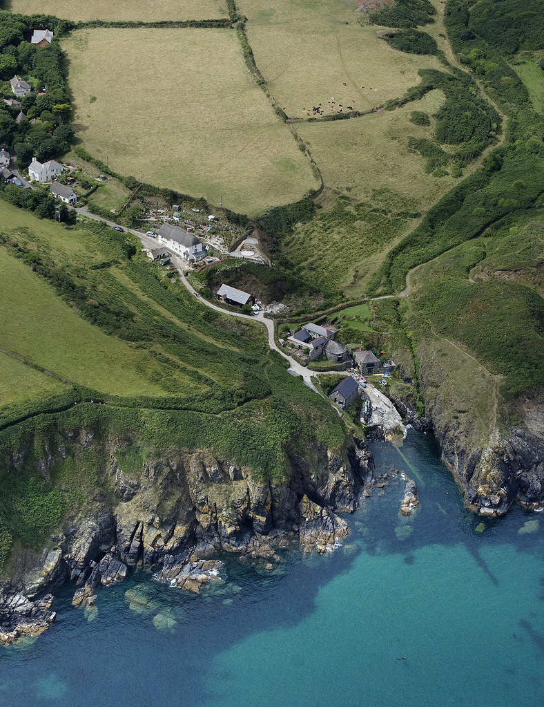 Church Cove in Cornwall UK aerial image Church Cove in Cor… Flickr