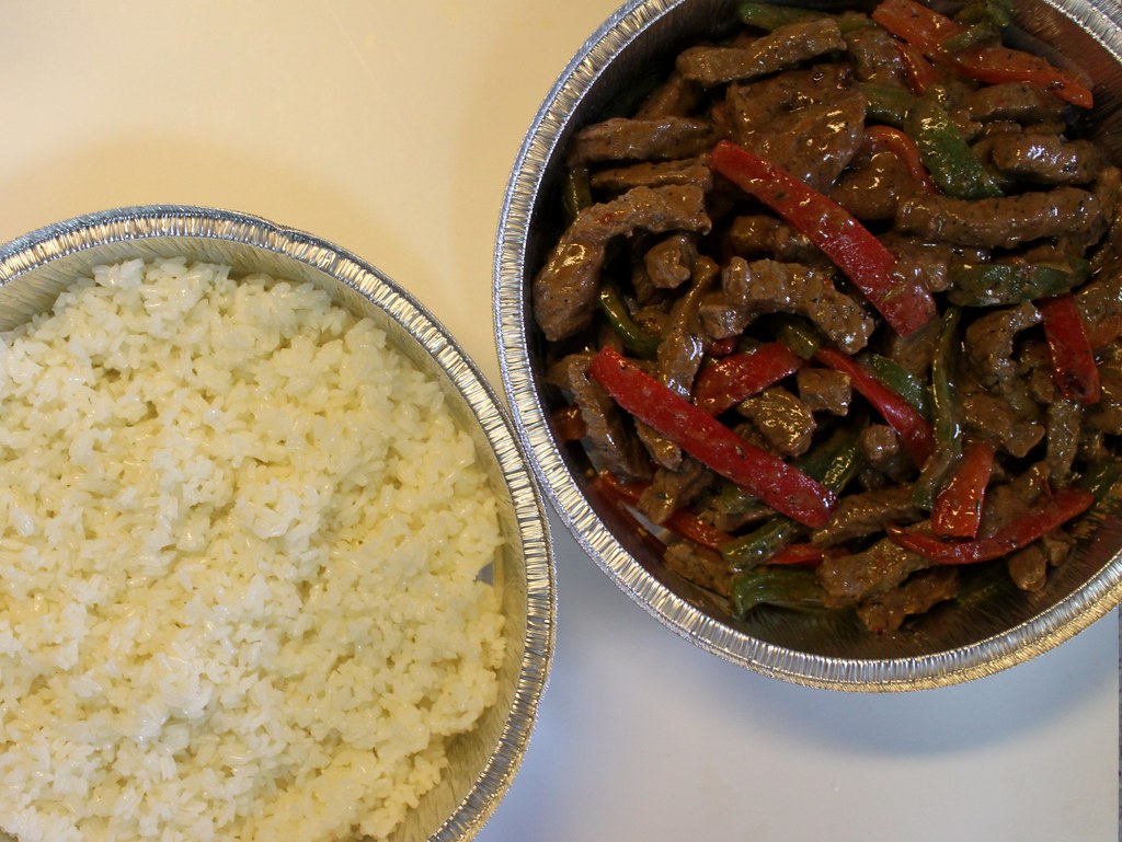 Pepper Steak and White Rice MEAL TRAIN Dinner prepared b… Flickr