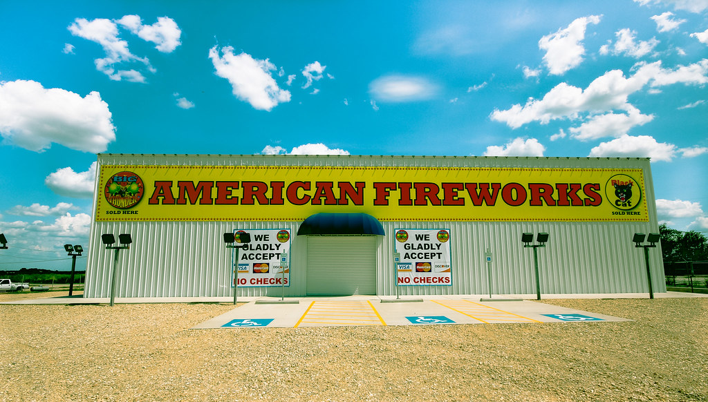 All American Fireworks factory, Uhland TX. on HWY 21 Steve Ingenito