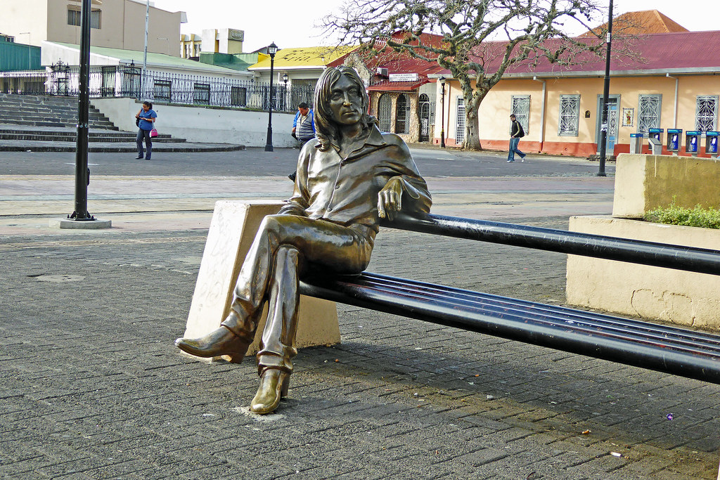 John Lennon Statue in San José, Costa Rica This statue of … Flickr