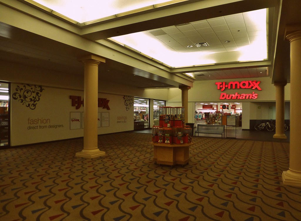 T.J.Maxx / Dunham's mall entrance a photo on Flickriver