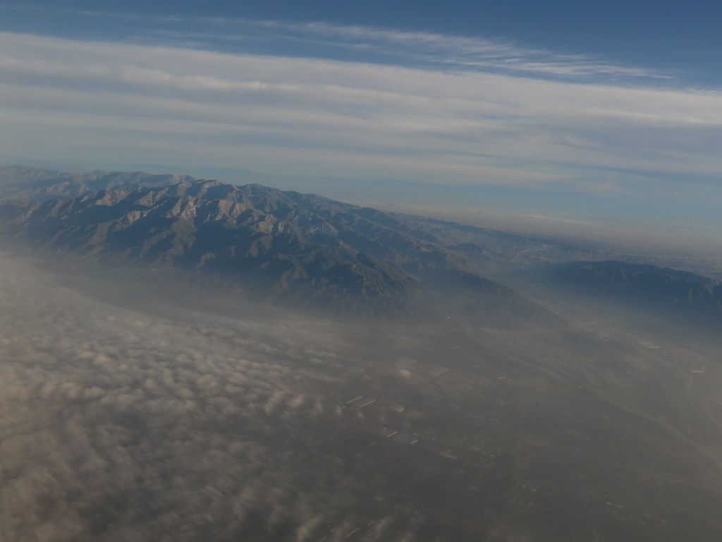 San Gabriel Mountains and Foggy San Gabriel Valley, Califo… Flickr