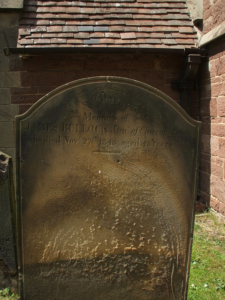 James bullock, damaged, church aston Church Aston church, … Flickr
