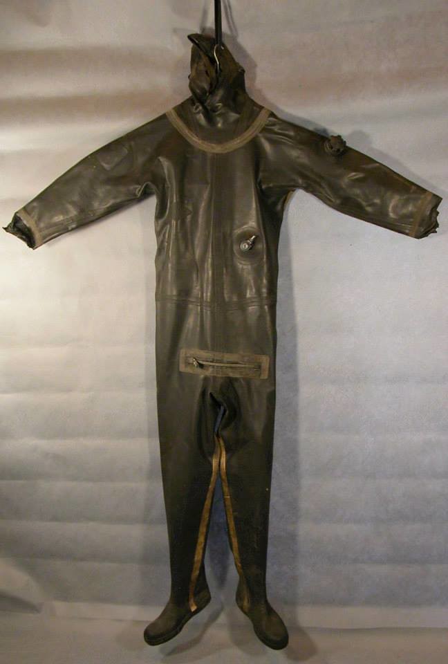 Vintage Cousteau rubber drysuit Vintage Scuba Flickr